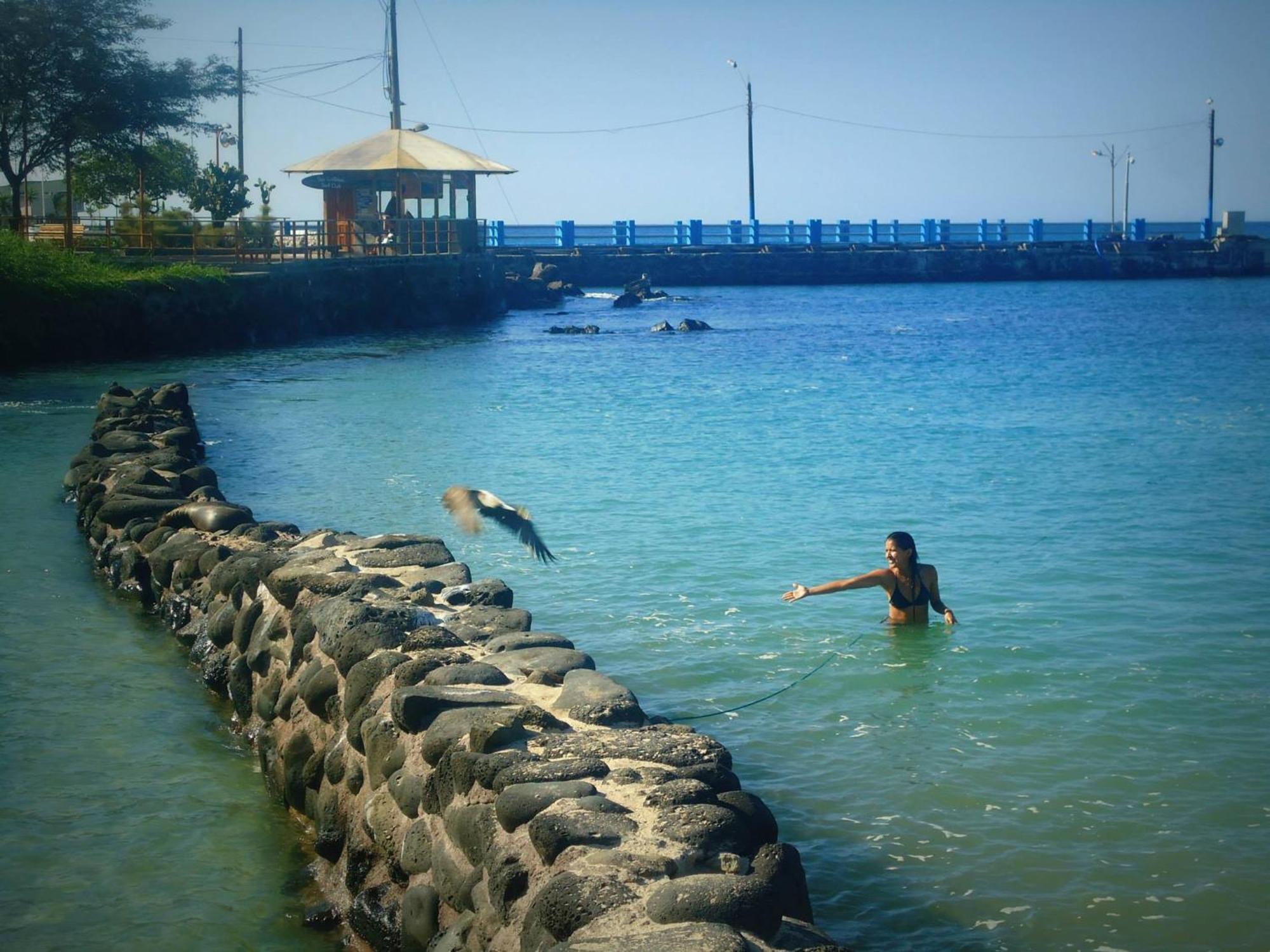 Casa Playa Los Marinos Puerto Baquerizo Moreno Eksteriør billede