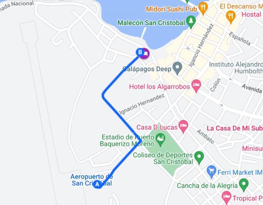 Casa Playa Los Marinos Puerto Baquerizo Moreno Eksteriør billede